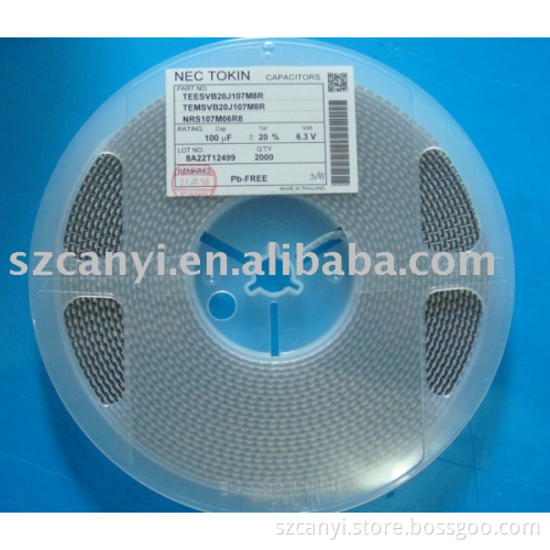 Tantalum Capacitor TEESVB20J107M8R